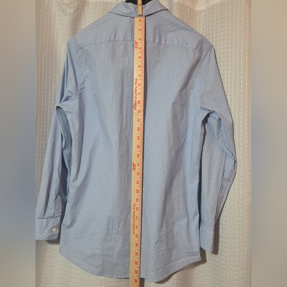 APT 9 Mens Dress Shirt Size Medium Blue - Picture 3 of 6